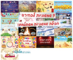 "חבילת שמשוניות משתלמת" במעגל השנה - 9 שמשוניות לבחירה